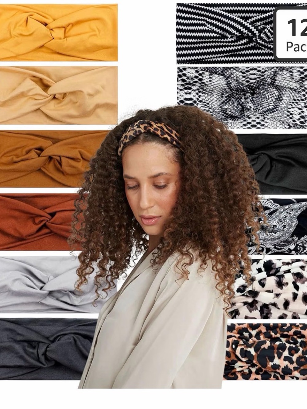 12 pack lotus yoga headbands